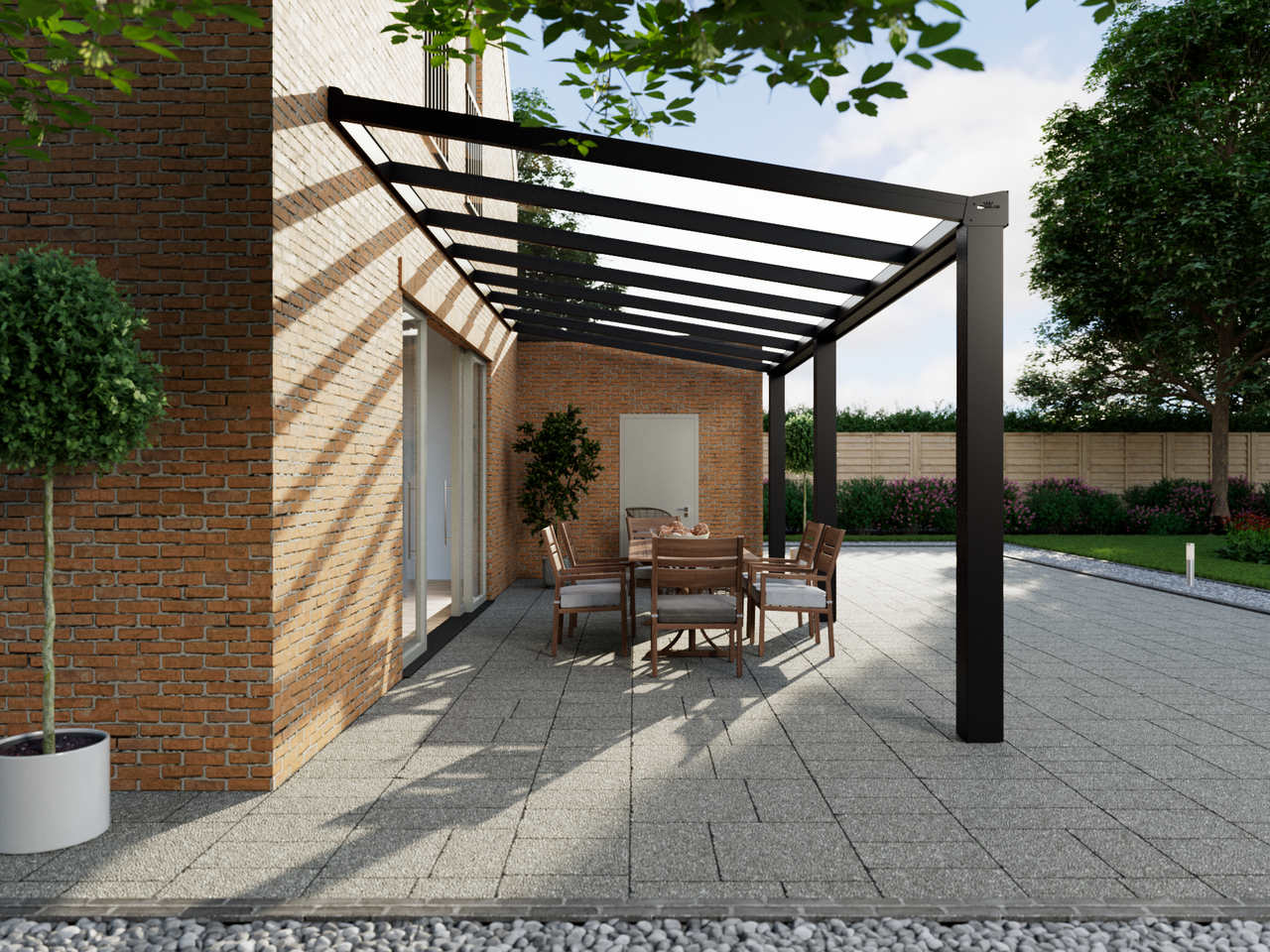 Véranda 7,06 m – Verre