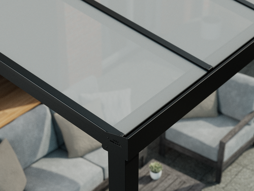 Verre de toiture opale